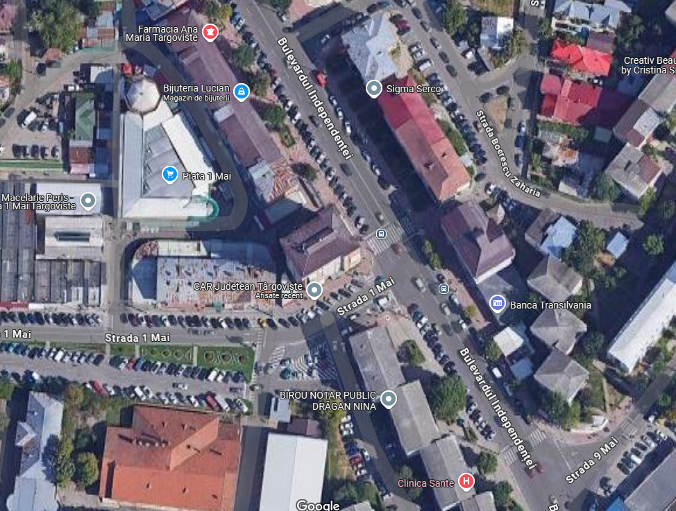 Harta Car Judetean Targoviste